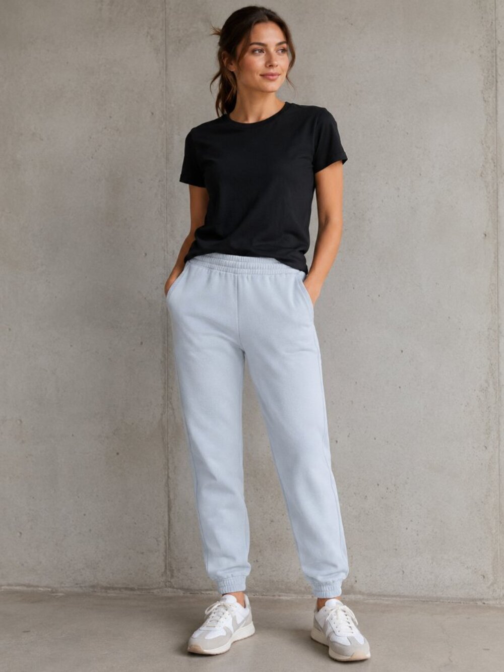 Member’s Mark Light Blue Fleece Jogger Sweatpants Size M